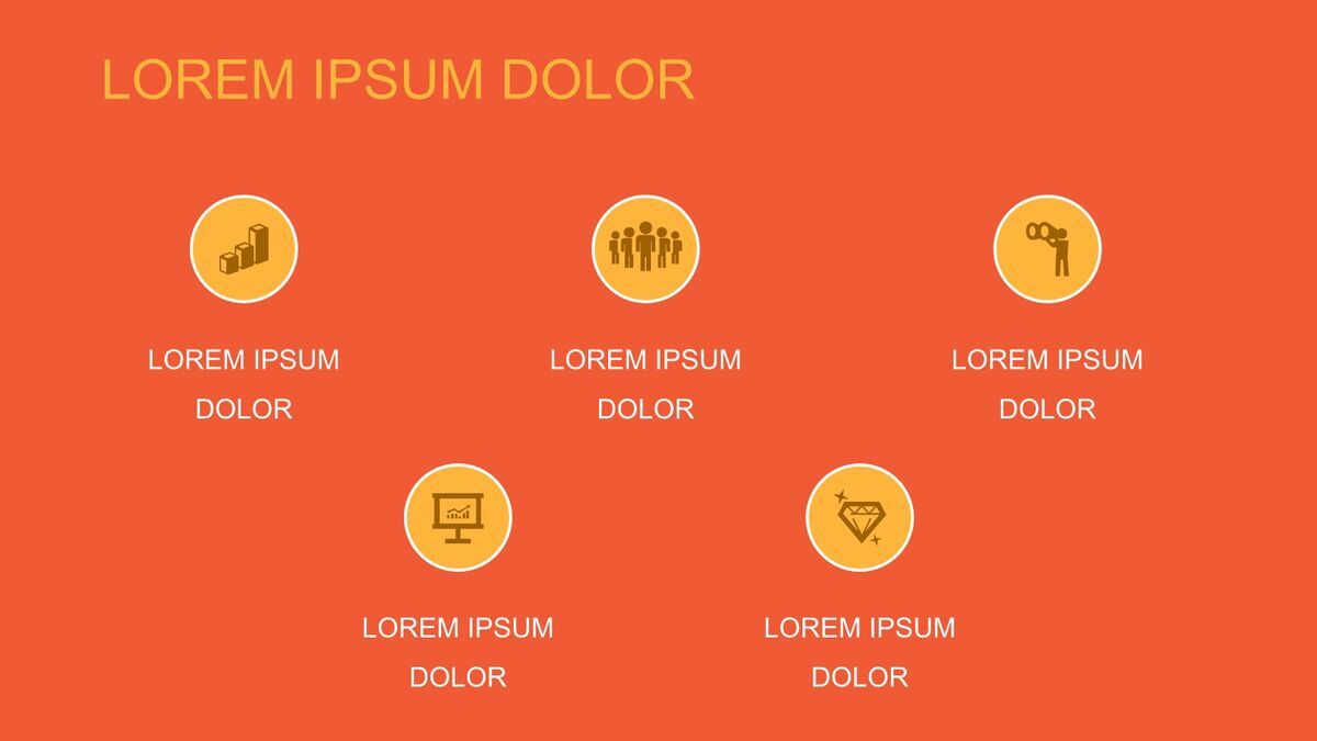 卡通小羊主题PPT模板8