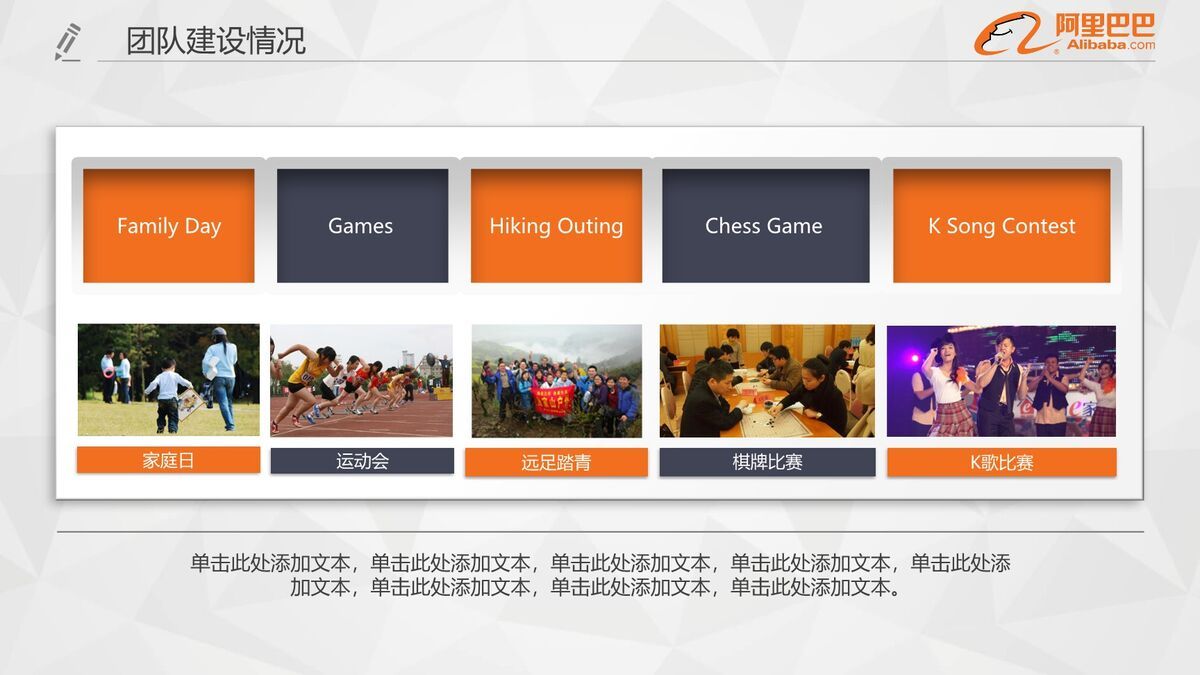 阿里巴巴内部汇报PPT模板6