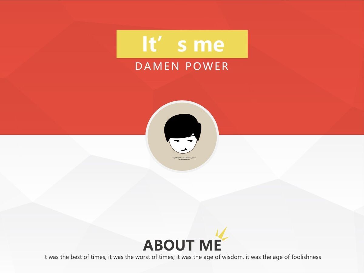 英文简历自我介绍PPT0