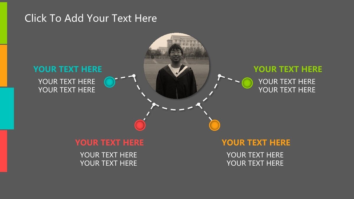 多彩鲜明多功能PPT模板5