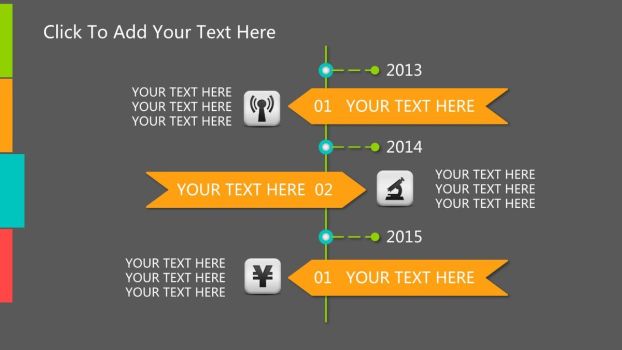 多彩鲜明多功能PPT模板6