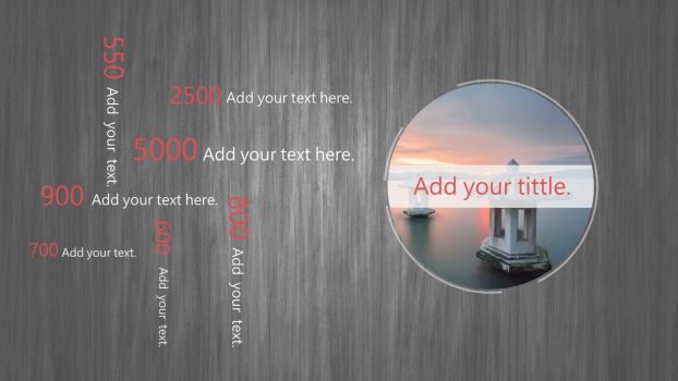 灰色木纹动态PPT模板5