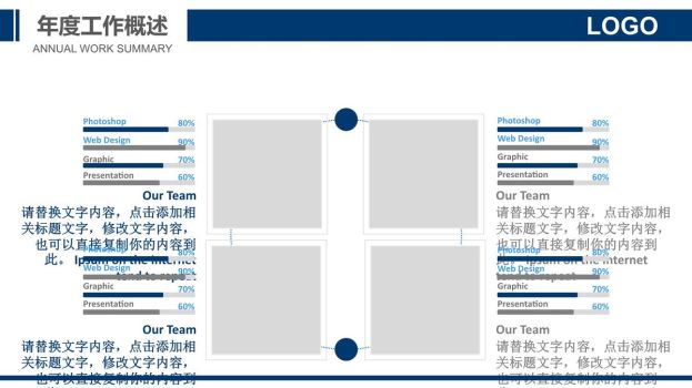 浦发银行主题PPT模板2
