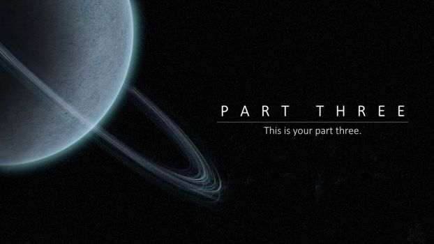 太空地球科技主题PPT模板3