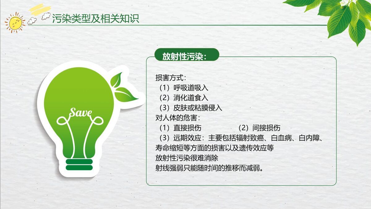 环保知识普及培训PPT模板6