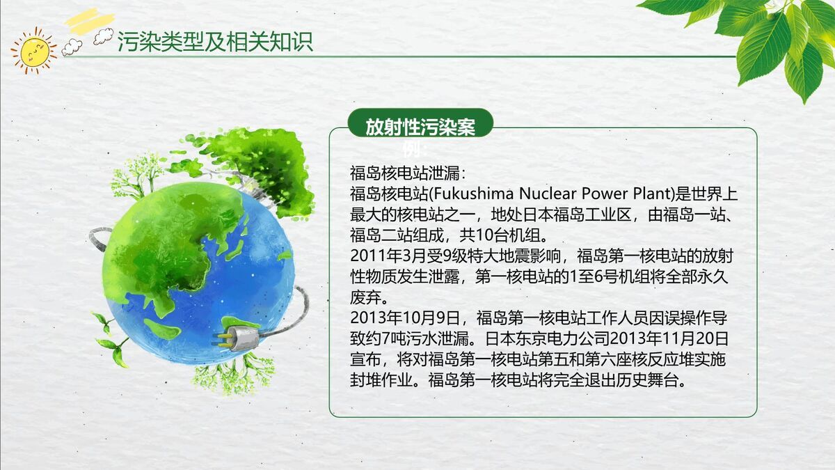 环保知识普及培训PPT模板7