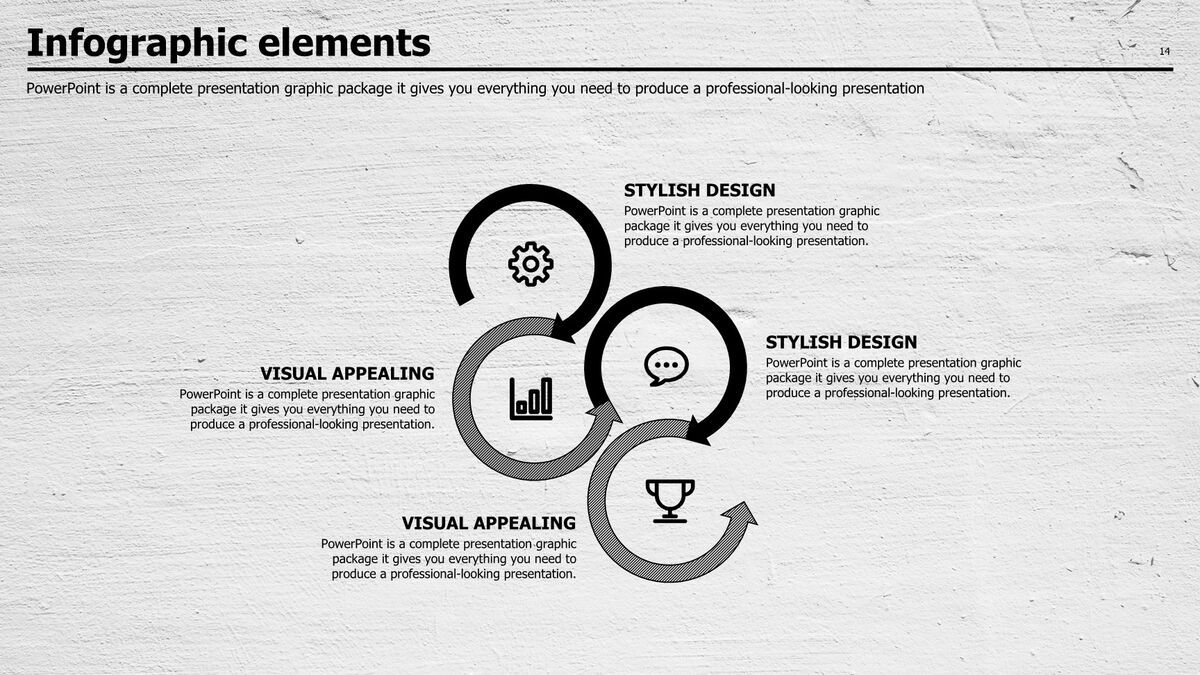 质感墙面背景PPT模板5