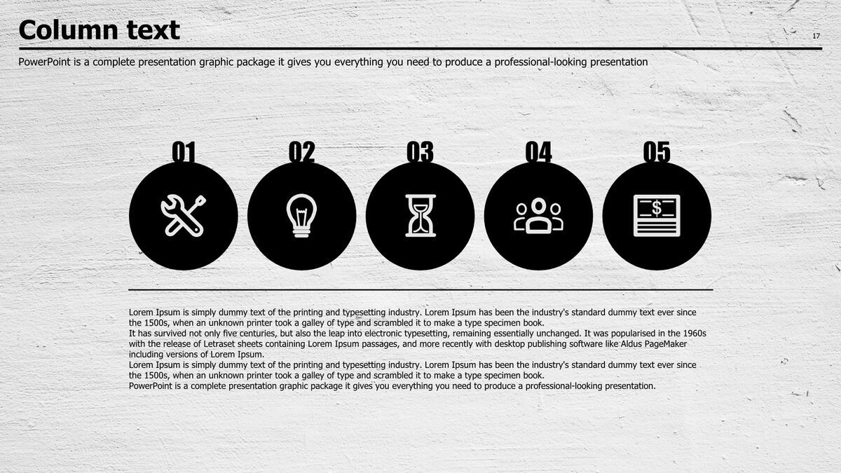 质感墙面背景PPT模板8