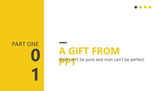 黄色扁平化杂志风PPT模板2