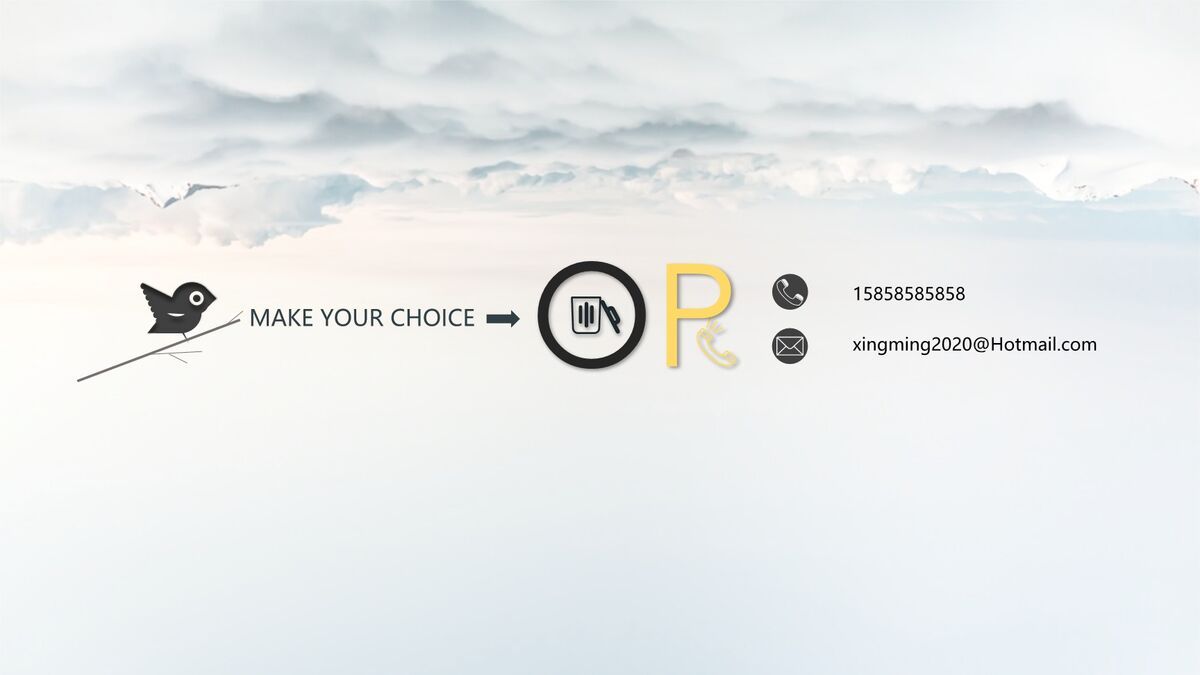 高逼格简历PPT模板3