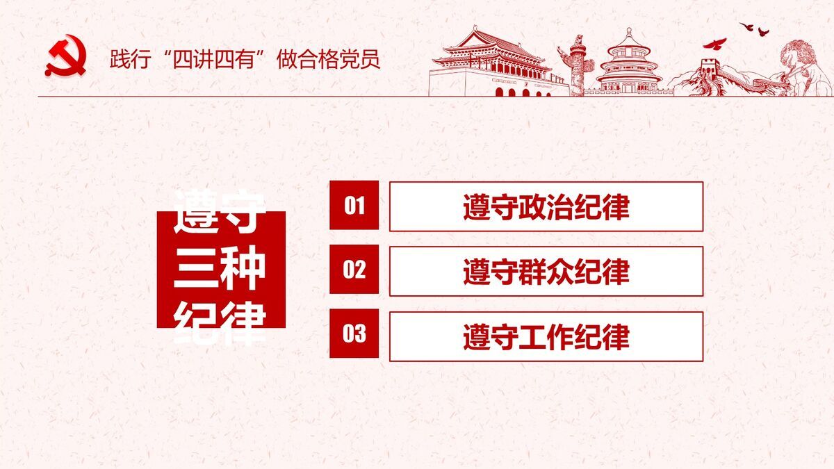 四讲四有合格党员专题PPT4