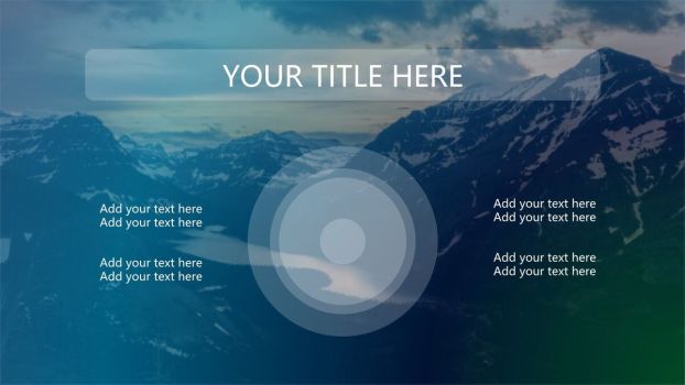 半透明视觉PPT模板1