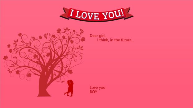 粉色浪漫七夕主题PPT模板5