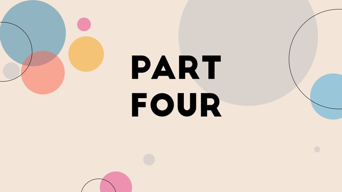 莫兰迪圆点简洁风PPT模板8