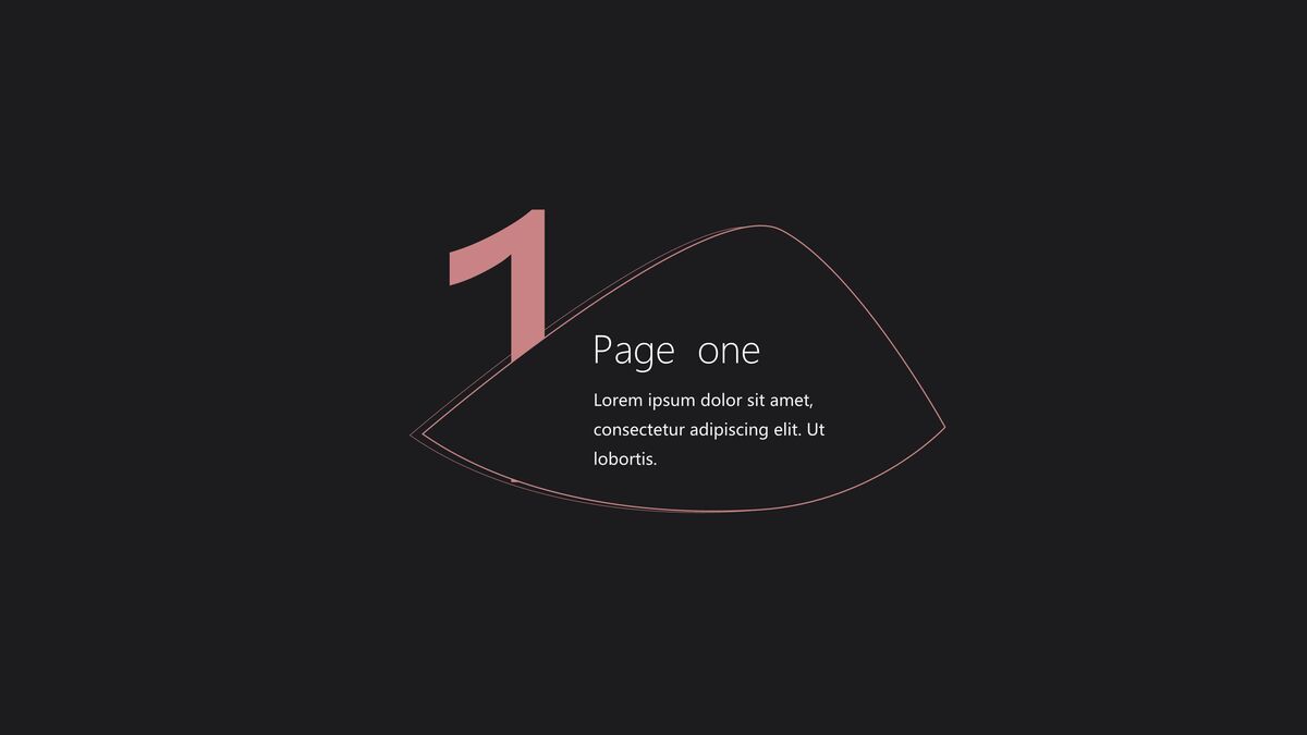 时尚欧美极简风PPT1