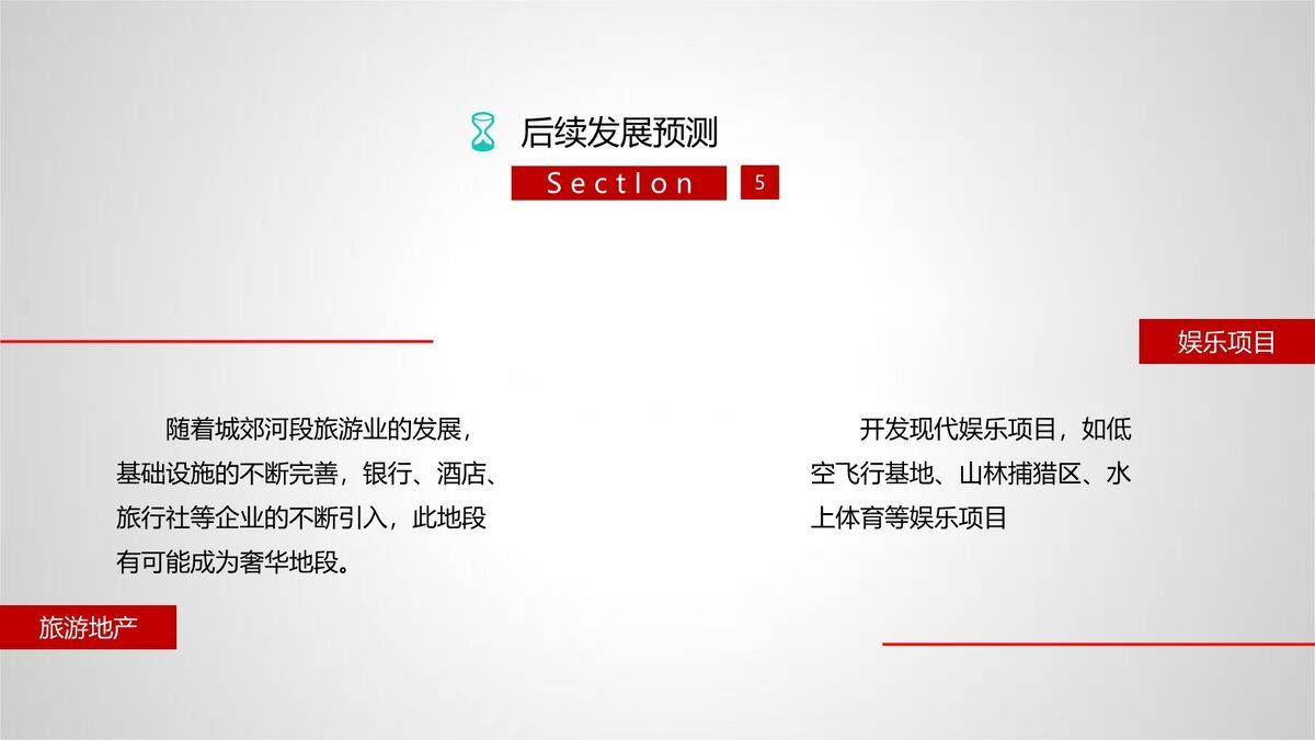 旅游项目规划方案PPT模板（含图表）9