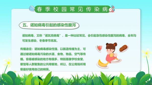 校园春季防疫课件PPT模板7