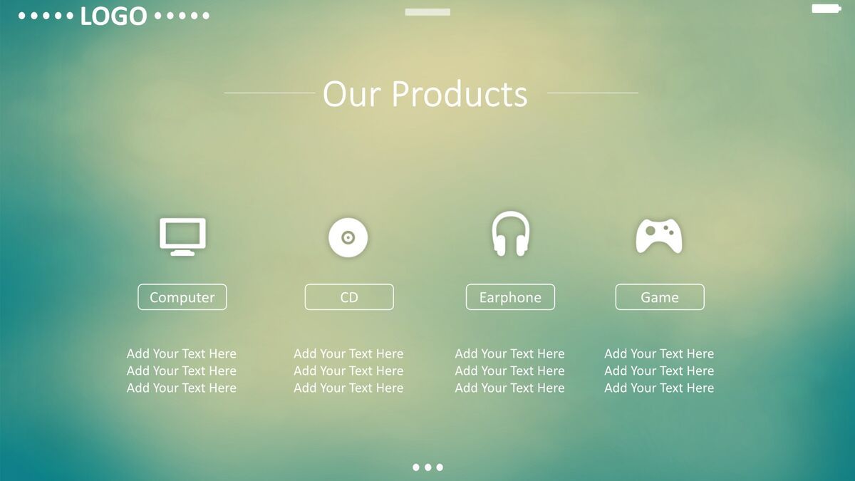 动态IOS简约通用PPT模板1