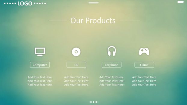 动态IOS简约通用PPT模板1