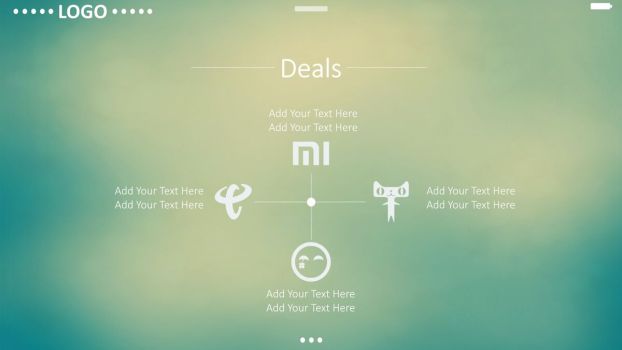 动态IOS简约通用PPT模板3