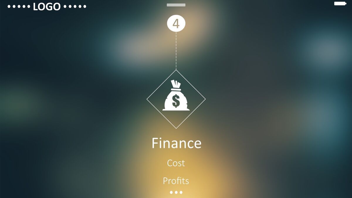 动态IOS简约通用PPT模板9