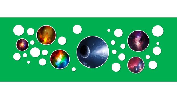 多样式照片墙PPT模板5