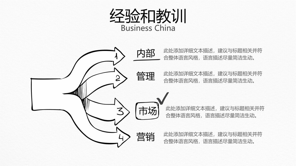 创意插画风年度工作总结PPT模板7