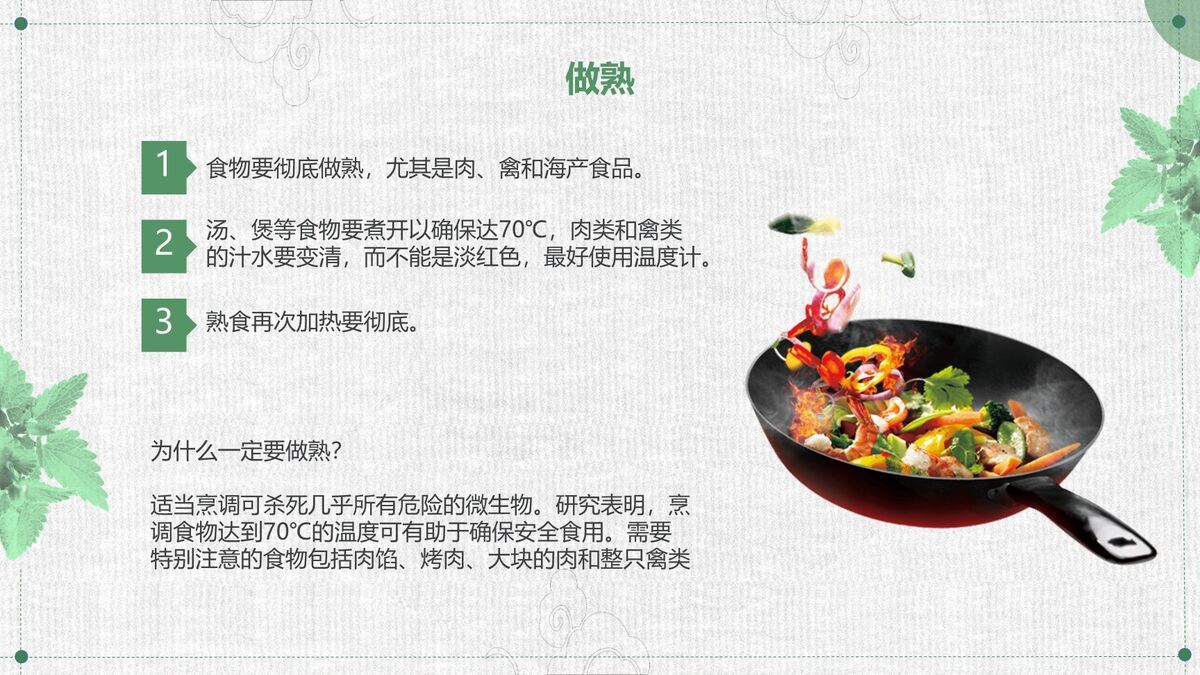 食品安全宣传专题PPT模板1