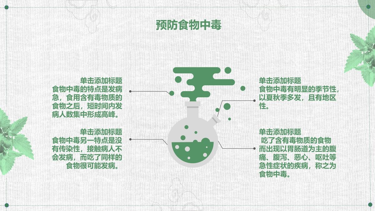 食品安全宣传专题PPT模板8