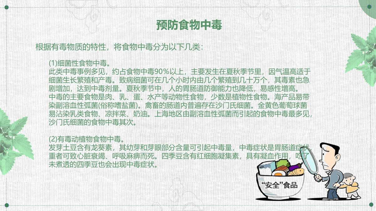 食品安全宣传专题PPT模板9