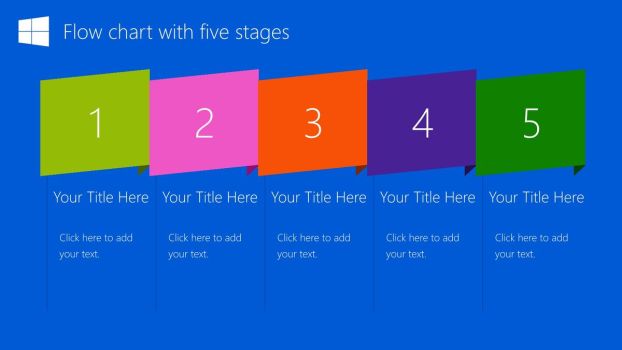 精美Windows10风格PPT模板3