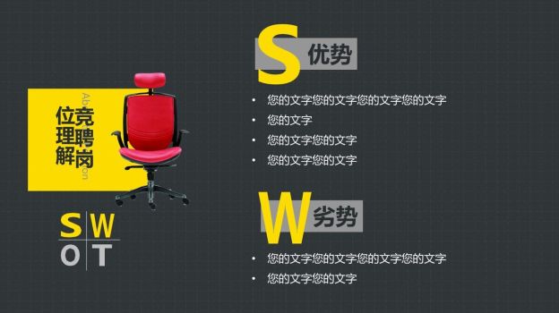 岗位竞聘报告PPT模板2