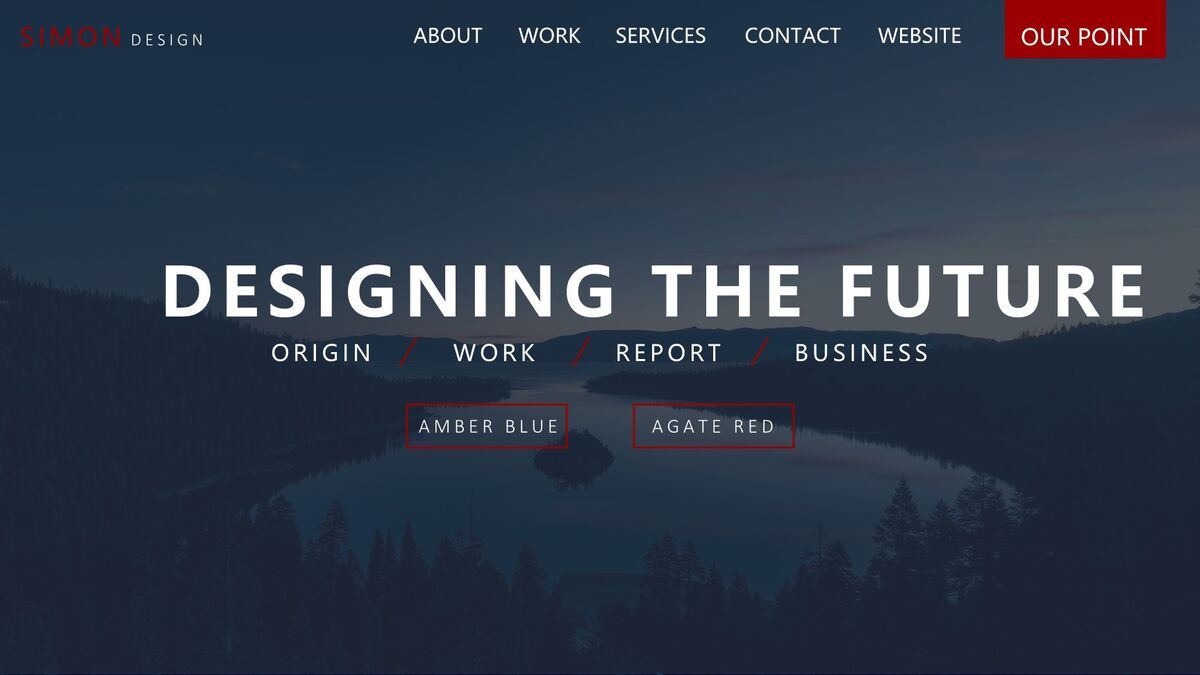 欧美网页设计风格PPT0