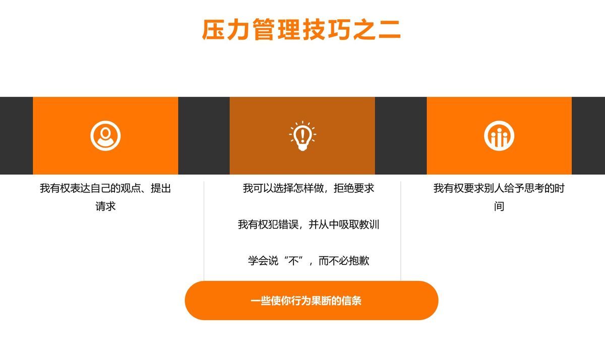 压力调适与情绪管理培训PPT模板9