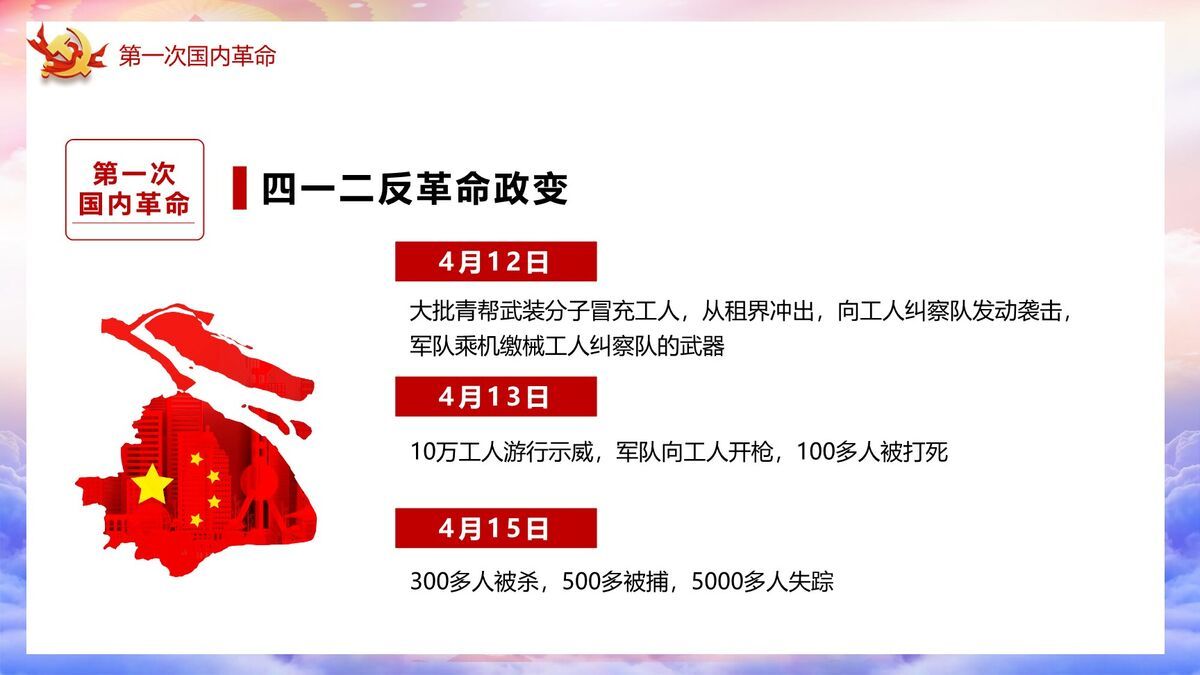 建党百年党史学习PPT模板5