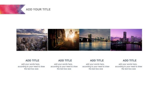 小清新手绘风PPT模板6