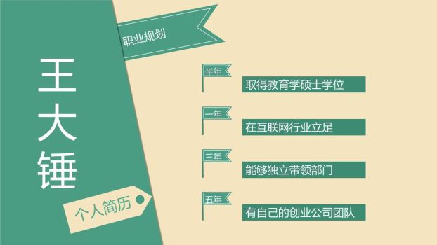 极简风格个人求职简历PPT9