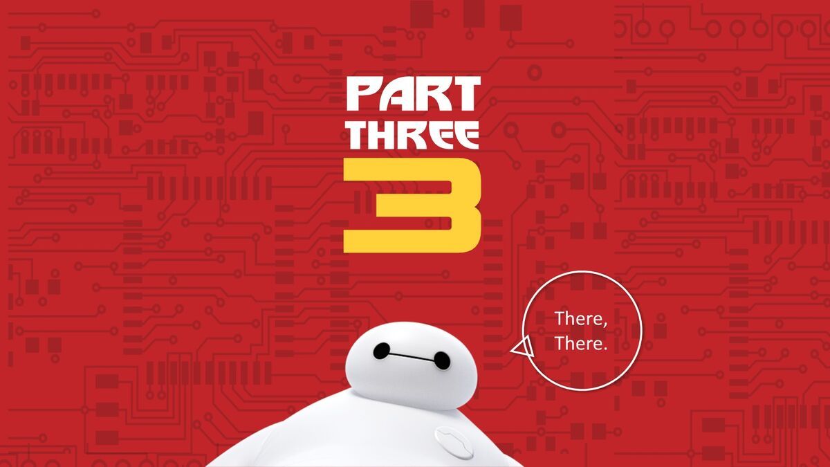 超能陆战队大白主题PPT3