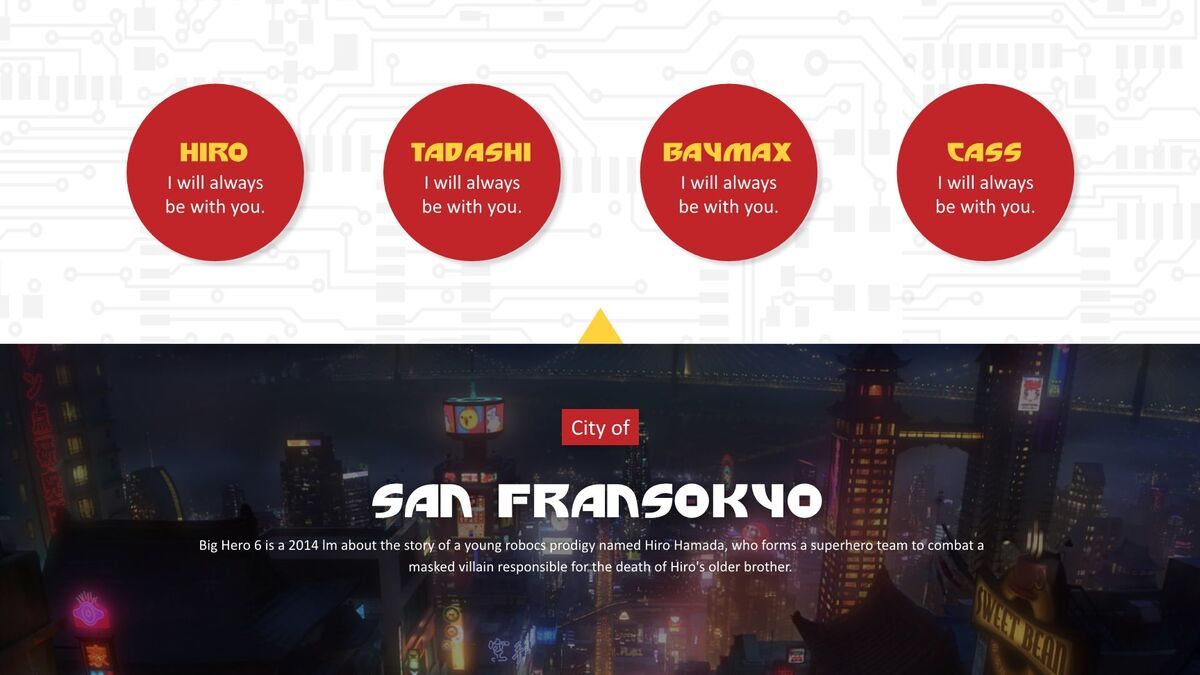 超能陆战队大白主题PPT4