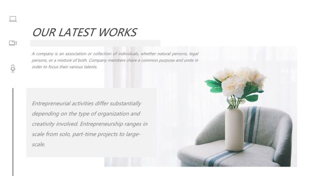 杂志级图文混排设计PPT模板1