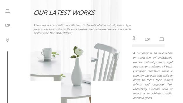 杂志级图文混排设计PPT模板3