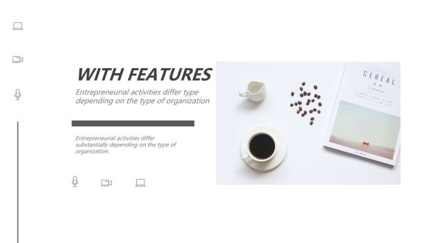 杂志级图文混排设计PPT模板4