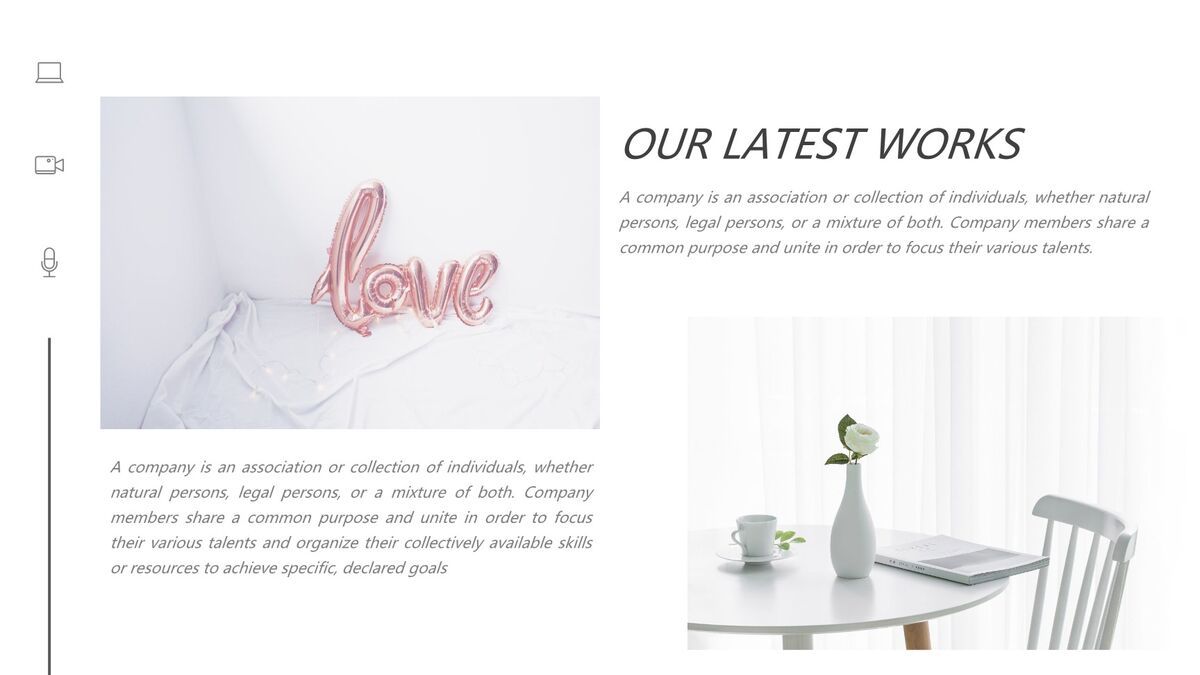 杂志级图文混排设计PPT模板6