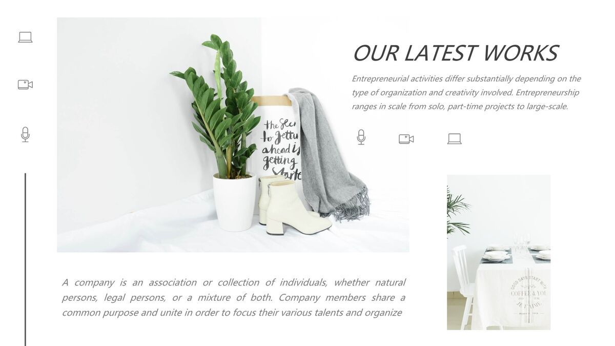 杂志级图文混排设计PPT模板8