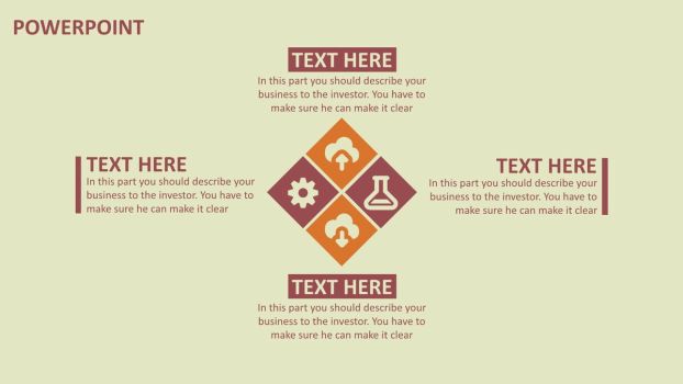 精美复古色调商务PPT模板3