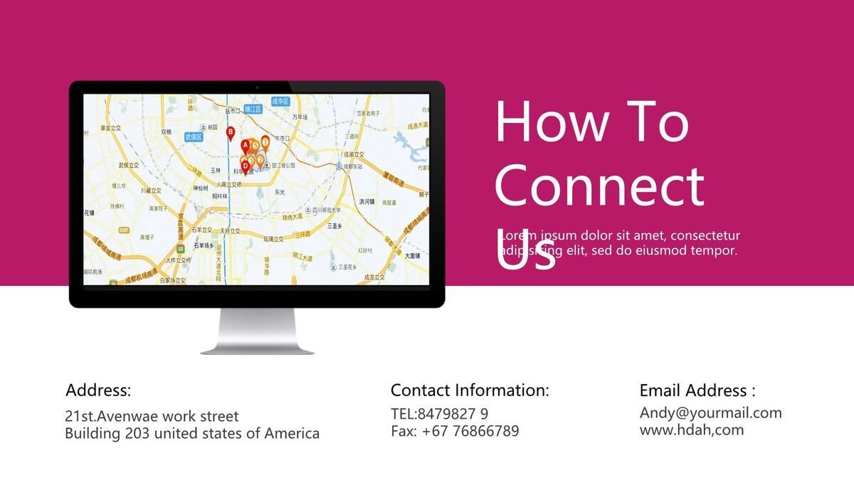 网页UI设计风格PPT模板8