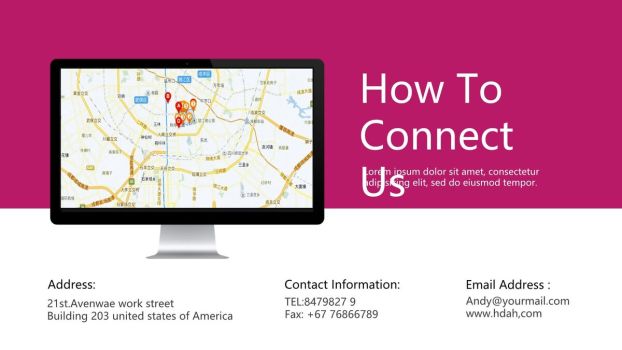 网页UI设计风格PPT模板8