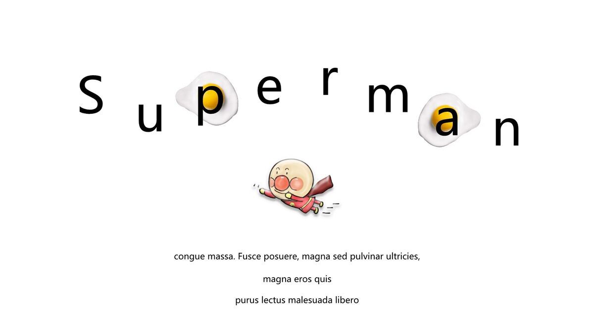 面包超人影迷主题PPT模板5