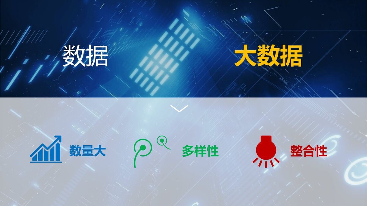 互联网大数据科技PPT模板5