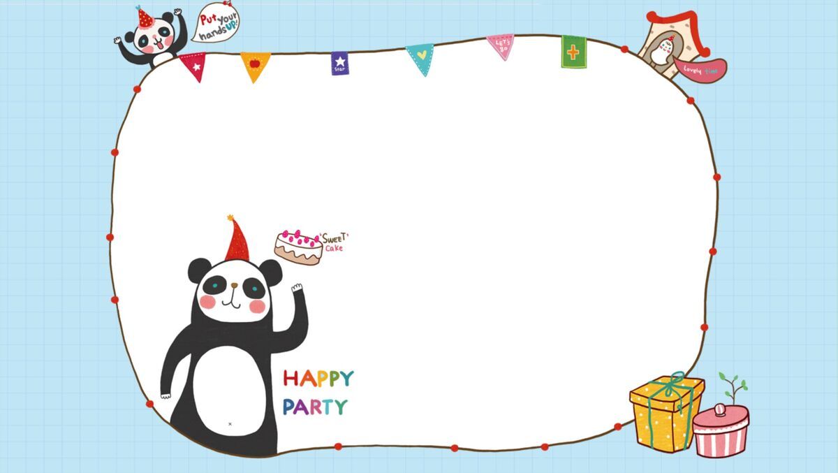 欢乐卡通儿童教育课件PPT7